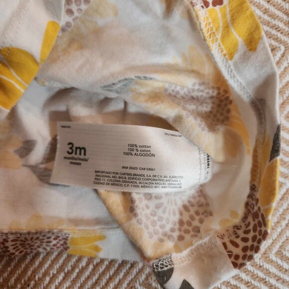Cotton Sunflower top 3m Carters - Picture 4 of 6
